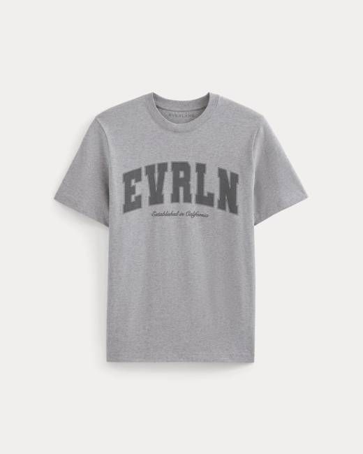 Varsity Logo Tee | Heather Grey