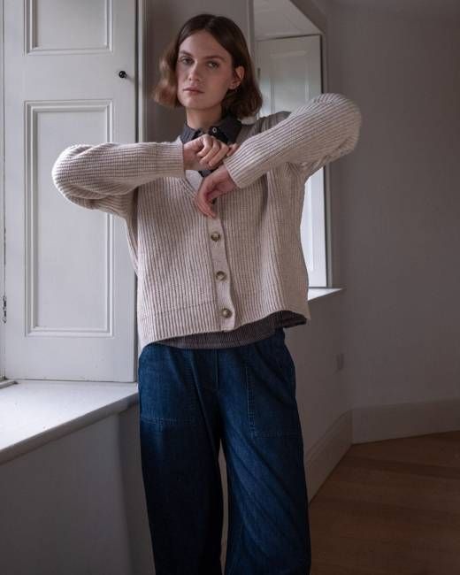 Amita Ribbed Cardigan