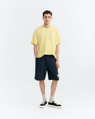 Fish Gasper hand-embroidered Bermuda