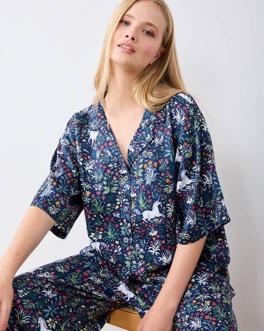 Unicorn's Garden - Original Fit Eco Satin Wildest Dream Set - Indigo