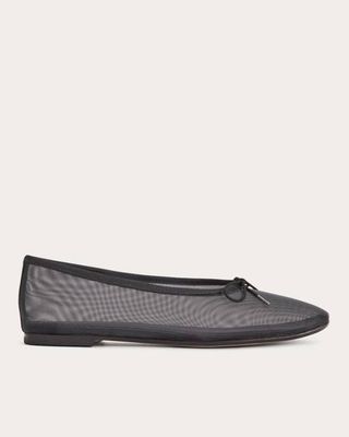 The Day Ballet Flat | Black Mesh