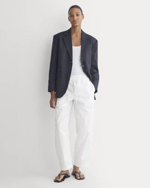 Pull-On Balloon Pant | White