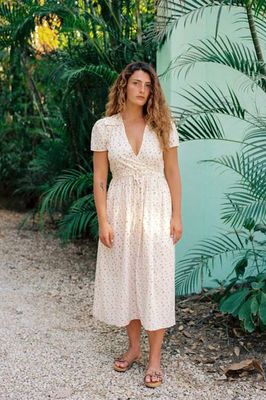 The Dawn Dress | Carnelian Aster Garden