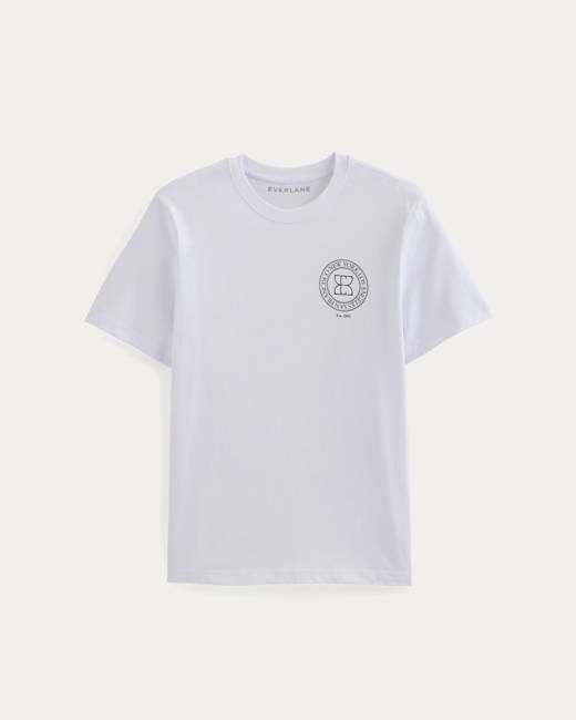 Badge Logo Tee | White