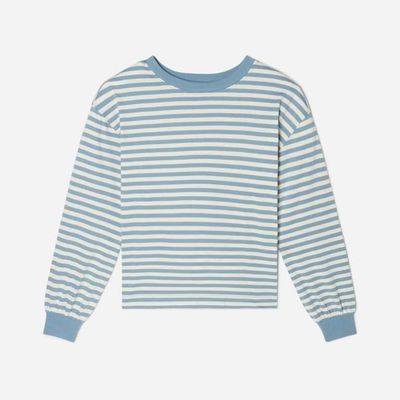 The Organic Cotton Long-Sleeve Tee | Spring Lake / Canvas