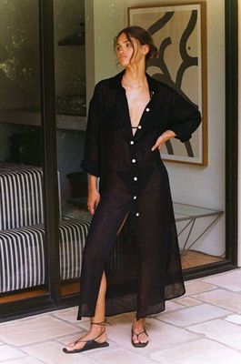 Playa Maxi - Black EcoLinen