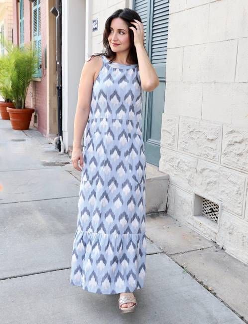 Seaside Organic Cotton Maxi Dress