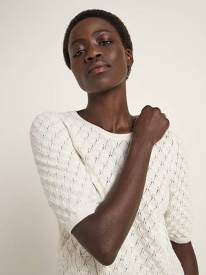 short-sleeved sweater (GOTS)