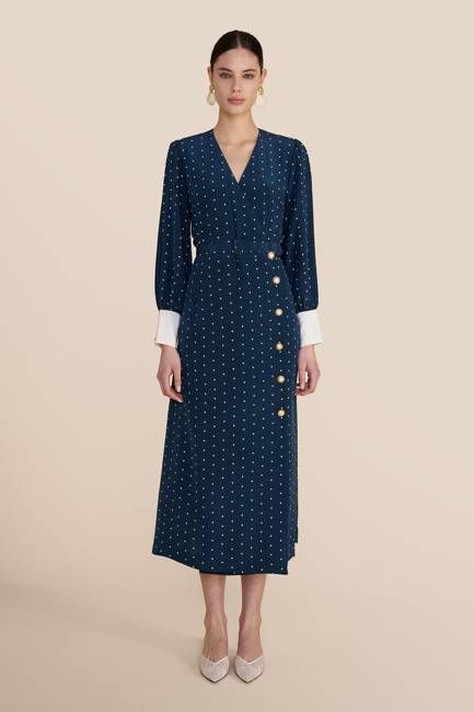 Amanda Polka Dot Dress