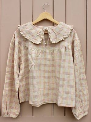 Luchia Smock (yellow over pink)