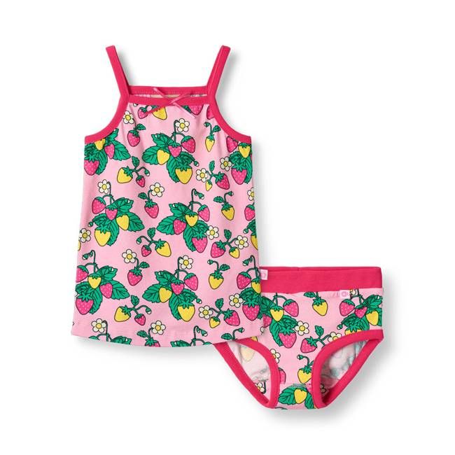 Elstar underwear set with strawberries