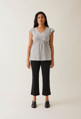 Boob Designs The Shirt Frill – Elegant breastfeeding top in organic cotton