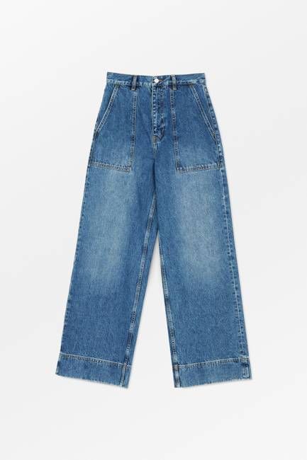 Heather highwaist jeans - Slouchy blue