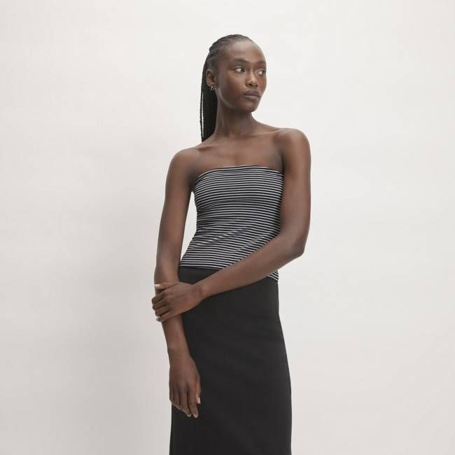 The Tube Top | Black / White