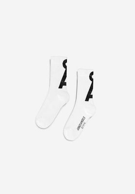 SAAMUS SHORT SOCKS | white-black