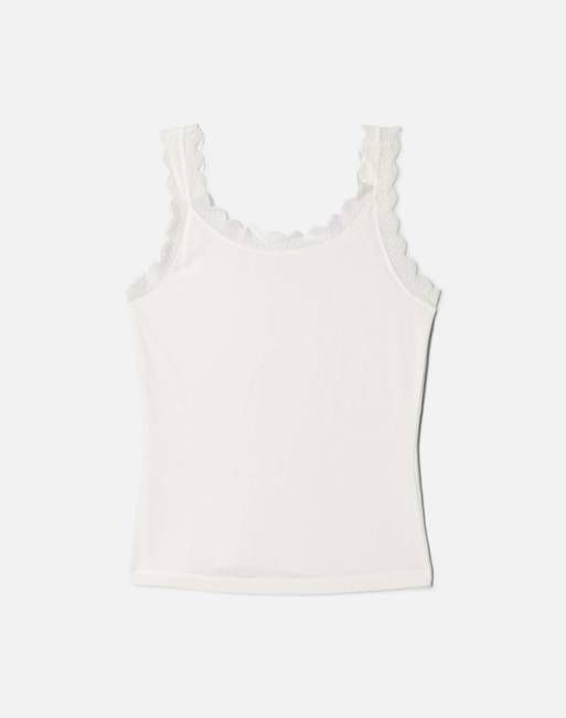 Raechel Tank - Vintage White