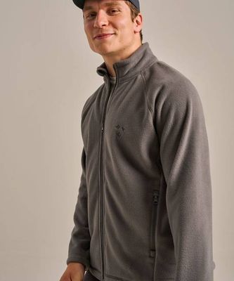 Sportliches Fleece mit durchgehendem Reißverschluss