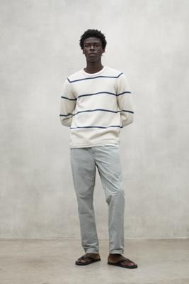 BEIGE STRIPED BARCO SWEATER