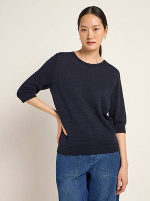 short-sleeved sweater (GOTS)