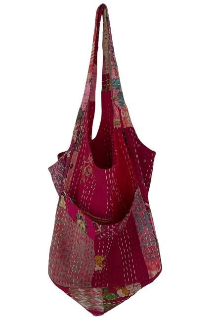 NEW! Vintage Patchwork Stories Tote Bag No.8
