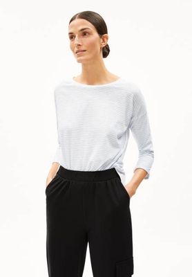 SIANAA LOVELY STRIPES | morning sky-oatmilk