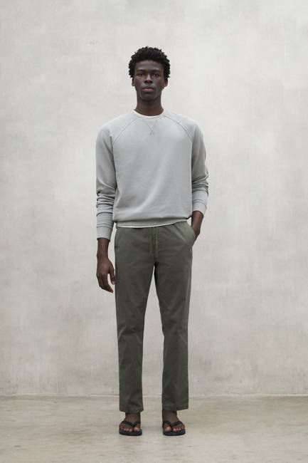 LIGHT GREY BERJA SWEATSHIRT