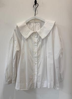 Prunus Organic Cotton Poplin Shirt in White S