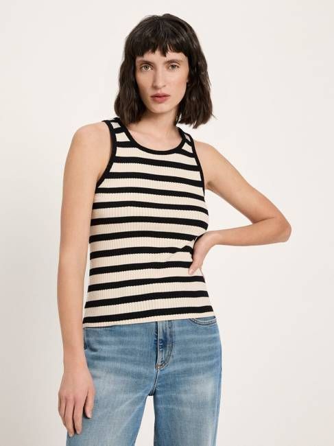 Striped tank top (GOTS)