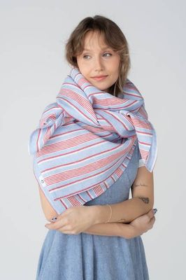 Palisandra – Linen Square Scarf