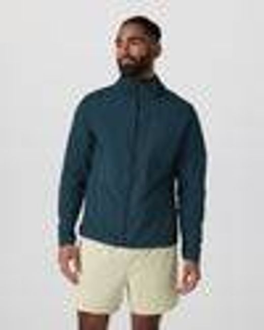 Ronan Packable Jacket | Deep Sea French Terry Shirt | Vuori