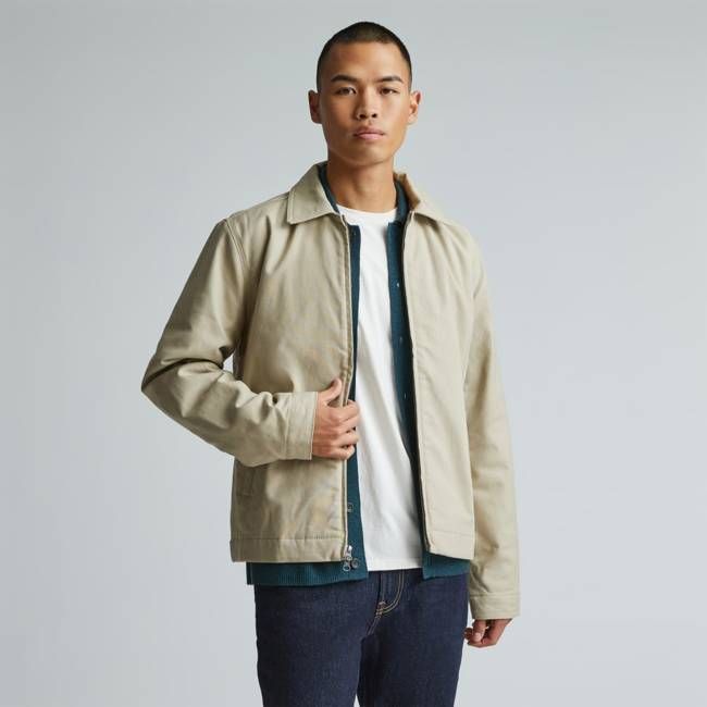 The Filled Canvas Jacket | Trench Coat Khaki