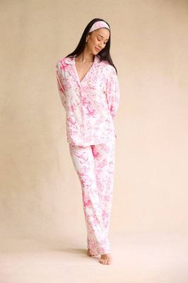 Long Sleeve Button Down Pajama Set