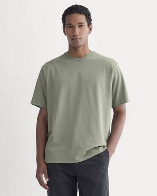Relaxed Midweight Tee | Agave Green