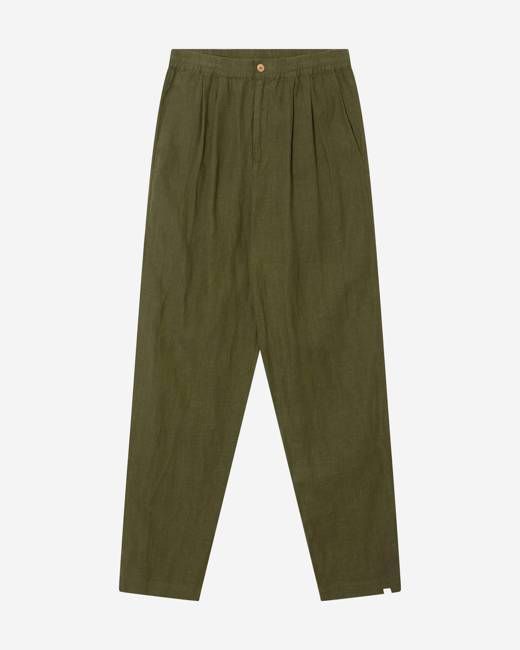 Classic Linen Pants olive