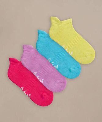 Womens Luxe Trainer Socks - 4 Pack - Size 4-7