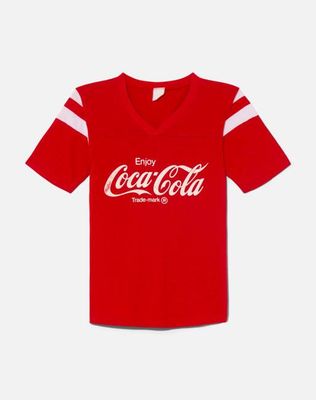 Vintage 80s Coca Cola Jersey Tee -#1397