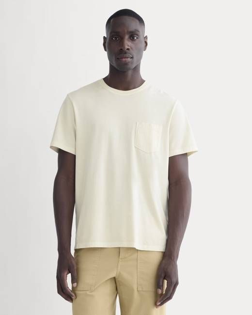 The Essential Organic Garment-Dyed Crew | Parchment