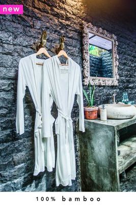 Two Nooboo 100% Bamboo Luxe Kimonos (15% OFF)