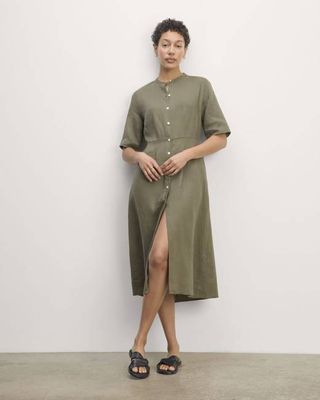 The Frolic Dress in Linen | Kalamata