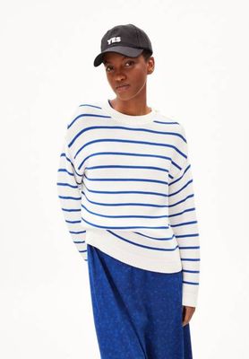 LAVINAAS STRIPED| off white-dynamo blue