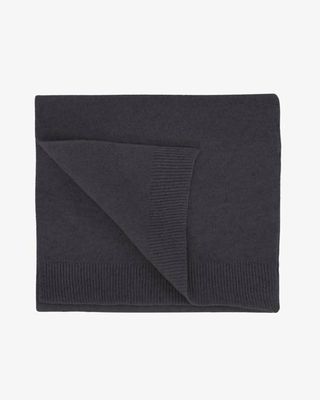 Merino Wool Scarf - Lava Grey