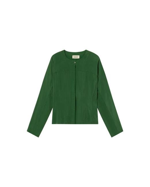 Green Cupro Briana blouse
