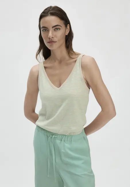 Striped Jersey Top Regular made of linen and organic cotton