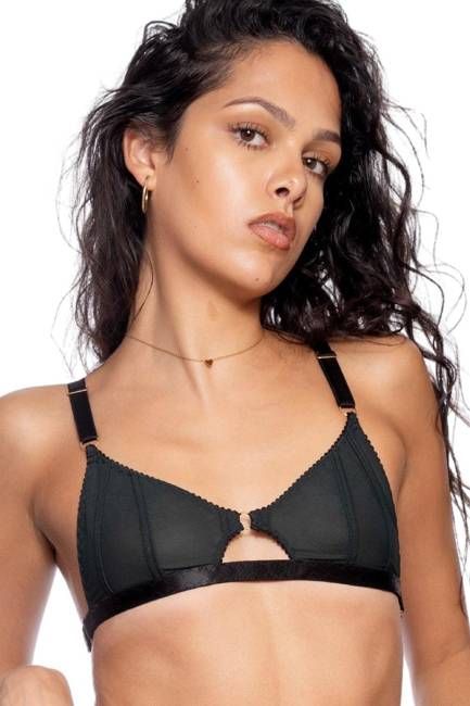 POPPY mesh soft cup bra