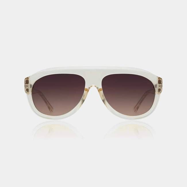 RIO - Ecru Transparent Sunglasses by A.Kjaerbede