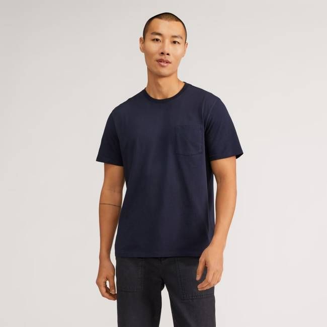 The Premium-Weight Pocket Tee | Uniform | Deep Navy