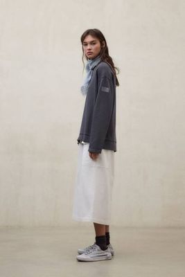 DUNKELGRAUES ANKARA-SWEATSHIRT