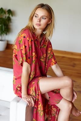 Sol Caftan - Rose Fred Parrot