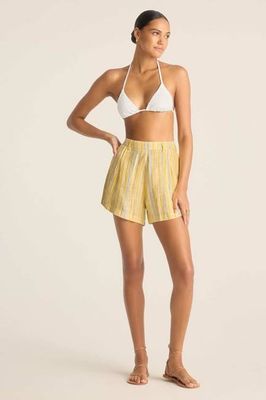 The Getaway Short - Sunny Skies EcoLinen