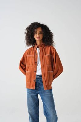 Pablo Denim Jacket in Caramel